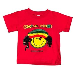 Bahamas Smile Mon Rasta Kids Shirt 0/2
